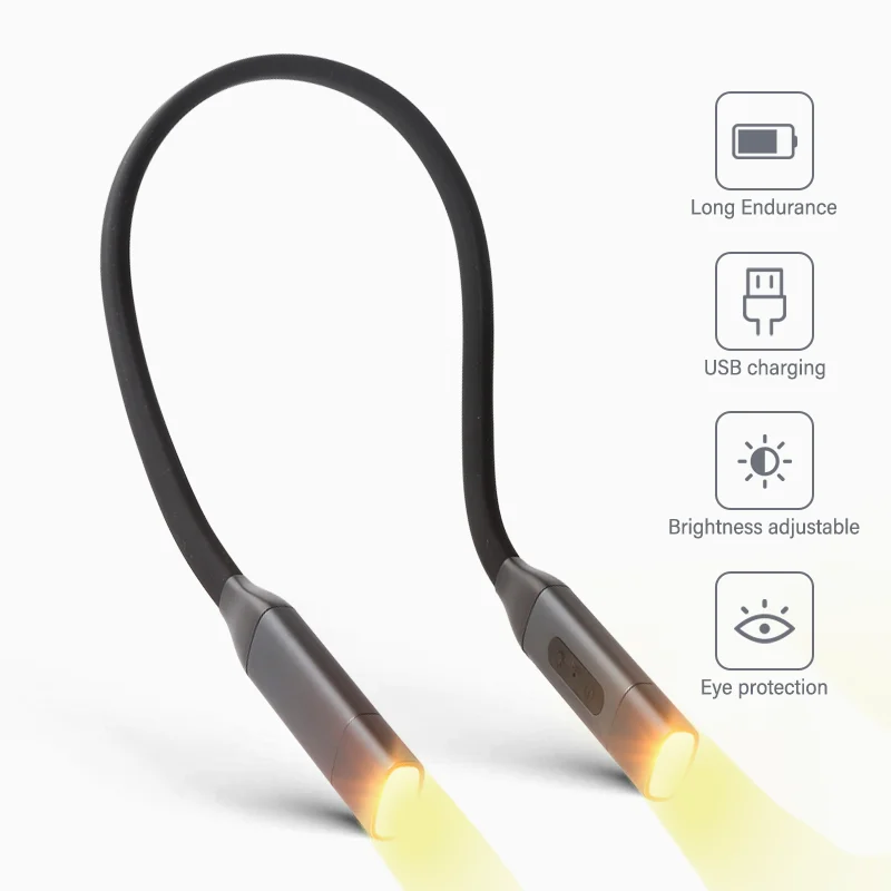 Led Flexible Hanging Neck Light Reading Light Rechargeable 3 Colors Book Light for Reading Knitting Camping Repairing Running
Led Flexible Hanging Neck Light Reading Light Rechargeable 3 Colors Book Light for Reading Knitting Camping Repairing Running