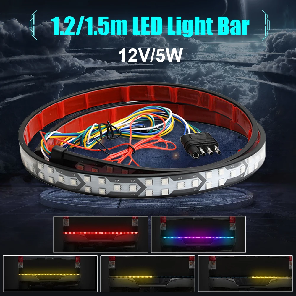 LED Car Tail Light Strip DRL Turn Signal Flexible PVC Strip Brake Light Driving Lamp 12V Waterproof Double Flash Truck Pickup
LED Car Tail Light Strip DRL Turn Signal Flexible PVC Strip Brake Light Driving Lamp 12V Waterproof Double Flash Truck Pickup