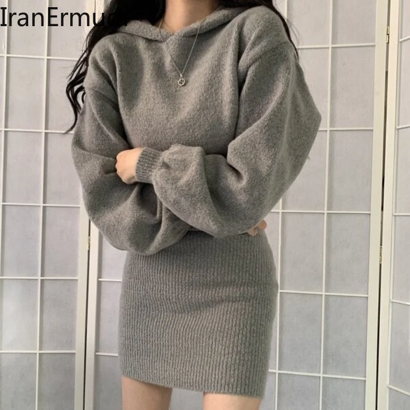 Iranermudi Women Sexy Mini Short Sweater Dress Solid Autumn Winter Stretchy Bodycon Dresses Casual Loose Fashion Vestidos 
Iranermudi Women Sexy Mini Short Sweater Dress Solid Autumn Winter Stretchy Bodycon Dresses Casual Loose Fashion Vestidos