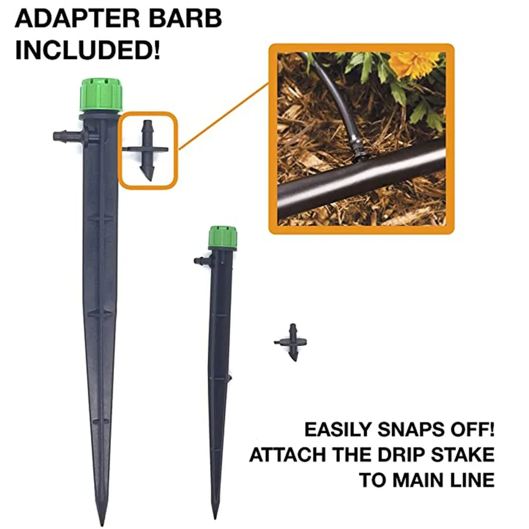 50pcs/set Micro Bubbler Drip Irrigation Adjustable Emitters Stake Mixed 3 Types Water Dripper Farmland Use 4/7mm Hose
50pcs/set Micro Bubbler Drip Irrigation Adjustable Emitters Stake Mixed 3 Types Water Dripper Farmland Use 4/7mm Hose