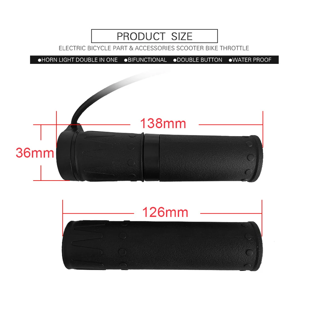 Replace Half Twisting Throttle 158X Half Twists 1pc Accessory Speed Throttle Waterproof 12V 24V 36V 48V 72V New
Replace Half Twisting Throttle 158X Half Twists 1pc Accessory Speed Throttle Waterproof 12V 24V 36V 48V 72V New