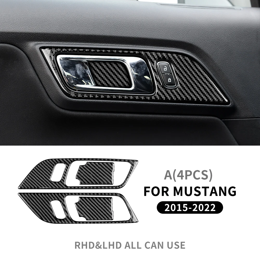 Настоящее мягкое углеродное волокно для Ford Mustang 2015 2016 2017 2018 2019 2020 2021 2022 2023 наклейка на дверную ручку автомобиля аксессуары 
Настоящее мягкое углеродное волокно для Ford Mustang 2015 2016 2017 2018 2019 2020 2021 2022 2023 наклейка на дверную ручку автомобиля аксессуары