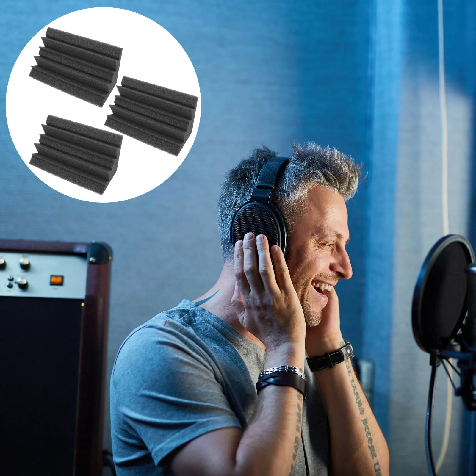 Sound Acoustic Corner Panels Soundproof Bass Absorbing Studio Block Paneltrapezoidal Traps Noise Proof Wall Reduction Padding
Sound Acoustic Corner Panels Soundproof Bass Absorbing Studio Block Paneltrapezoidal Traps Noise Proof Wall Reduction Padding