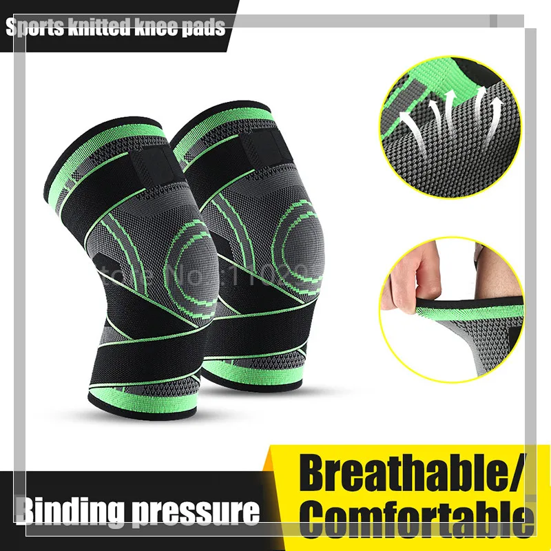 Summer And Winter Outdoor Knitted Fit Sports Knee Pads Fitness Running Bandage Compression Knee Pads Cycling Protective Gear
Summer And Winter Outdoor Knitted Fit Sports Knee Pads Fitness Running Bandage Compression Knee Pads Cycling Protective Gear