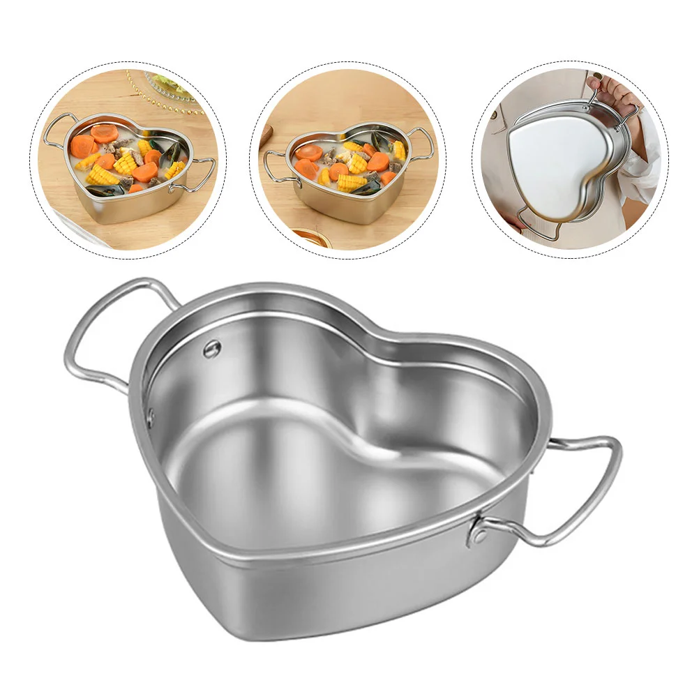 Pot Soup Pan Stainless Pasta Steel Cooking Warmer Koreancooker Ramyun Noodle Ramen Bowl Replacement Kitchen Heart Shaped
Pot Soup Pan Stainless Pasta Steel Cooking Warmer Koreancooker Ramyun Noodle Ramen Bowl Replacement Kitchen Heart Shaped