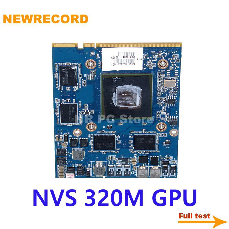 

NEWRECORD IAL00 LS-333AP 450484-001 Video Card For HP 8710W 8710P Laptop Graphics VGA NVS 320M GPU Full Test