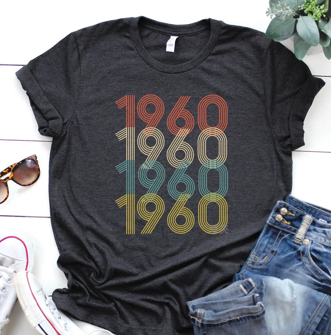 European and American Birthday Short Sleeve T-shirt Digital Printing 1960s-1969 Pattern Birthday Gift Congratulations Top
European and American Birthday Short Sleeve T-shirt Digital Printing 1960s-1969 Pattern Birthday Gift Congratulations Top
