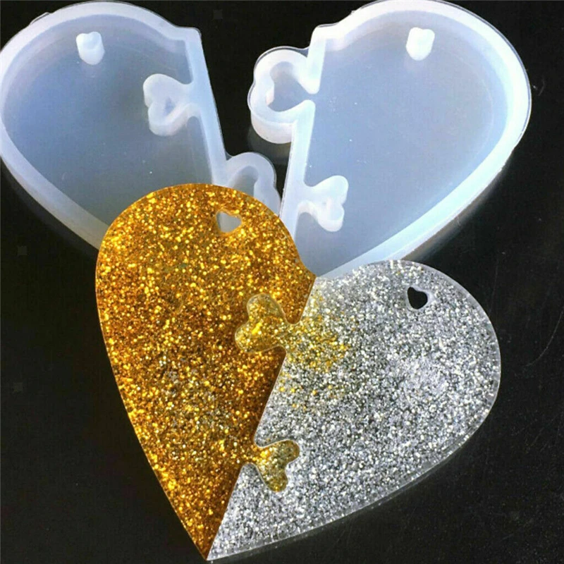 Silicone Mold Love Lock for Lovers Pendant DIY Epoxy Resin Mould Necklace Casting Mold Jewelry Making Tools
Silicone Mold Love Lock for Lovers Pendant DIY Epoxy Resin Mould Necklace Casting Mold Jewelry Making Tools