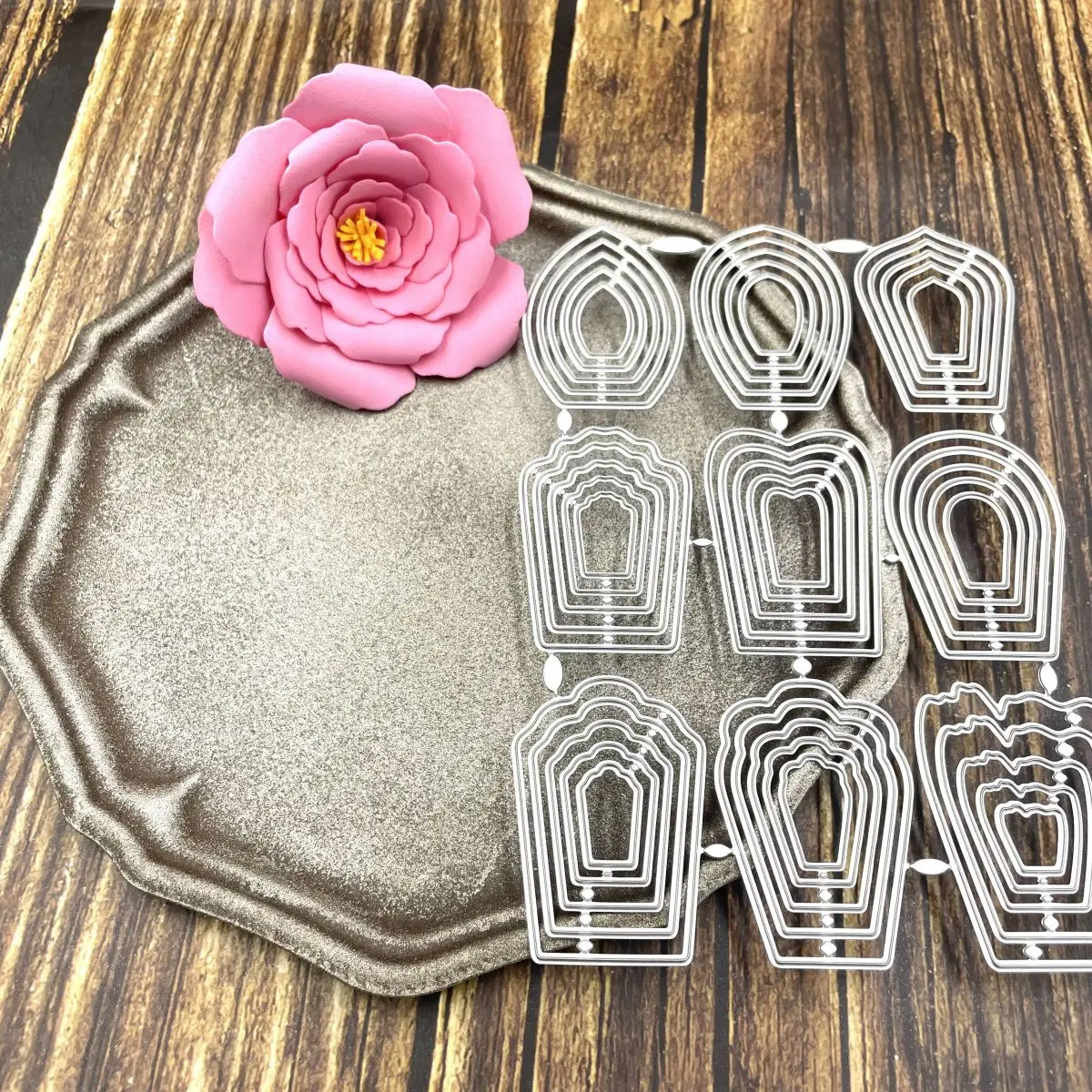 9pcs Flower Petals Metal Dies Cutting for Scrapbooking Embossing DIY Manual Photo Album Decor Knife Mold 2023 New Craft Stencils 
9pcs Flower Petals Metal Dies Cutting for Scrapbooking Embossing DIY Manual Photo Album Decor Knife Mold 2023 New Craft Stencils