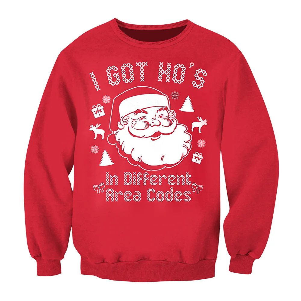 Men Women Ugly Christmas Sweater Tacky Xmas Jumper Tops 3D Christmas Tree Sock Cat Reindeer Printed Holiday Party Sweatshirt
Men Women Ugly Christmas Sweater Tacky Xmas Jumper Tops 3D Christmas Tree Sock Cat Reindeer Printed Holiday Party Sweatshirt