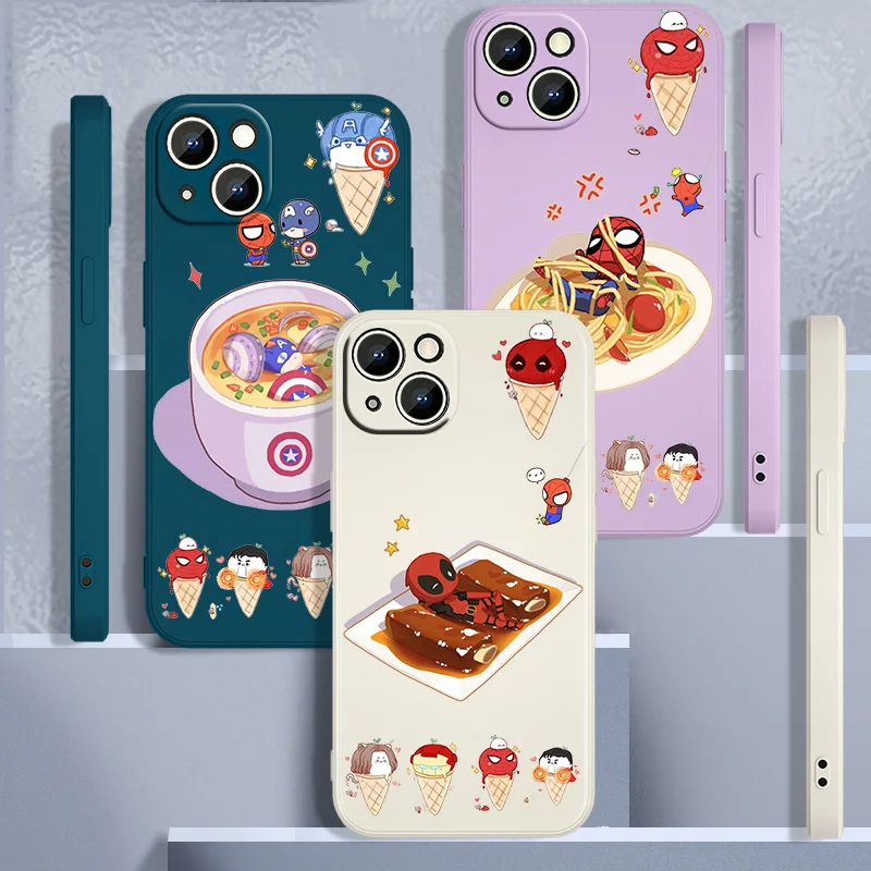 Marvel cartoon hero For Apple iPhone 12 13 Pro mini Pro Max X XR XS XS MAX SE 2020 TPU Liquid Silicone Cover Funda Phone Case
Marvel cartoon hero For Apple iPhone 12 13 Pro mini Pro Max X XR XS XS MAX SE 2020 TPU Liquid Silicone Cover Funda Phone Case