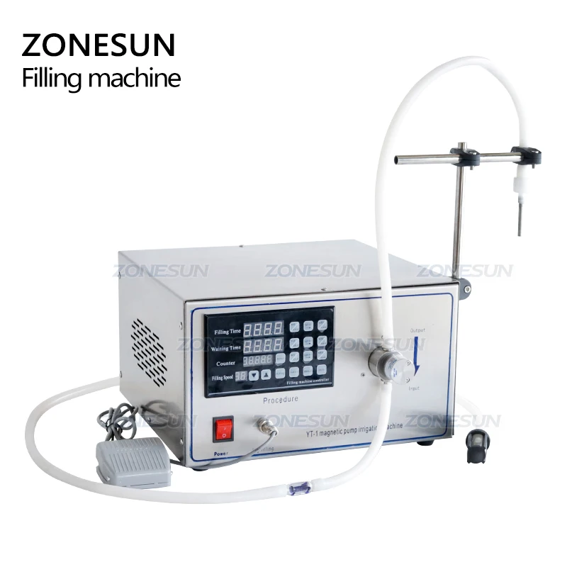 ZONESUN ZS-YG1 Magnetic Pump Single Head Small Water Filling Machine Perfume Filling Machines Liquid Filler
ZONESUN ZS-YG1 Magnetic Pump Single Head Small Water Filling Machine Perfume Filling Machines Liquid Filler