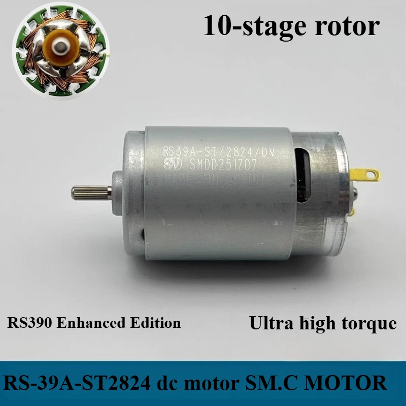 RS390A-ST2824 Двигатель постоянного тока 12-24 В 10 Полюсный ротор Большой крутящий момент Литиевая дрель Электроинструмент RC Автомобильный двигатель с дистанционным управлением
RS390A-ST2824 Двигатель постоянного тока 12-24 В 10 Полюсный ротор Большой крутящий момент Литиевая дрель Электроинструмент RC Автомобильный двигатель с дистанционным управлением