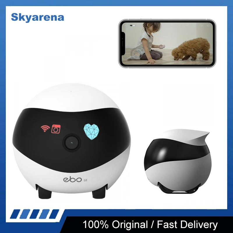 EBO AIR/SE Catpal Smart Robot Al Recognize 1080P Pet Cat Dog Voice Video Record Smart Companion Familybot Intelligent Robot Toys
EBO AIR/SE Catpal Smart Robot Al Recognize 1080P Pet Cat Dog Voice Video Record Smart Companion Familybot Intelligent Robot Toys