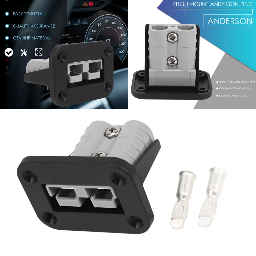 Brand New Caravan Accessories Flush Mount 50 Amp Anderson Plug Mounting Bracket Panel Cover for Caravan Camper Boat Truck
Brand New Caravan Accessories Flush Mount 50 Amp Anderson Plug Mounting Bracket Panel Cover for Caravan Camper Boat Truck