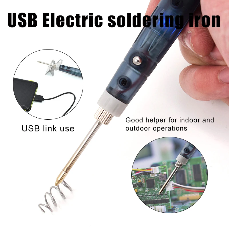 Портативный мини USB Электрический паяльник ручка 5 в внешний аккумулятор Низкое напряжение Электрический нагревательный инструмент индикатор ручка сварочный пистолет
Портативный мини USB Электрический паяльник ручка 5 в внешний аккумулятор Низкое напряжение Электрический нагревательный инструмент индикатор ручка сварочный пистолет