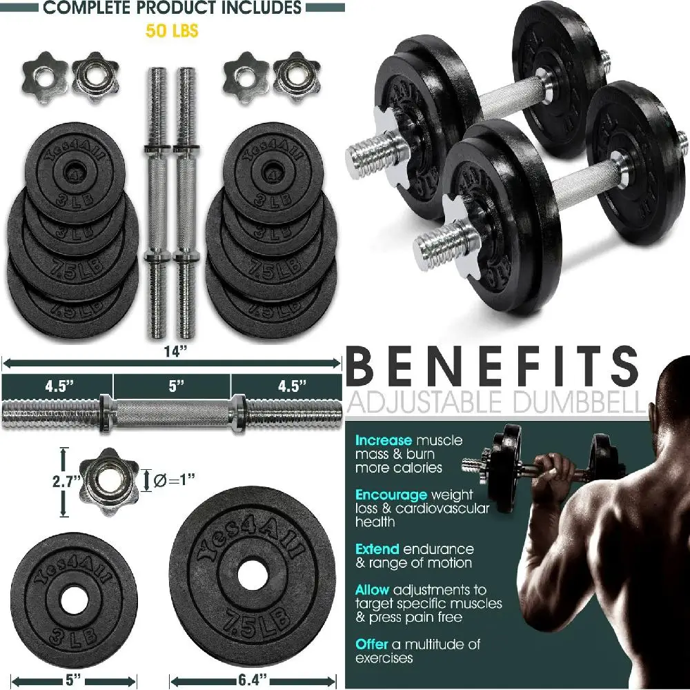 Fantastic Lifting Workout Gym Set - Weight Bench Press & Kettlebell, Dumbbells and Dumbell Weights for Weightlifting Training &
Fantastic Lifting Workout Gym Set - Weight Bench Press & Kettlebell, Dumbbells and Dumbell Weights for Weightlifting Training &
