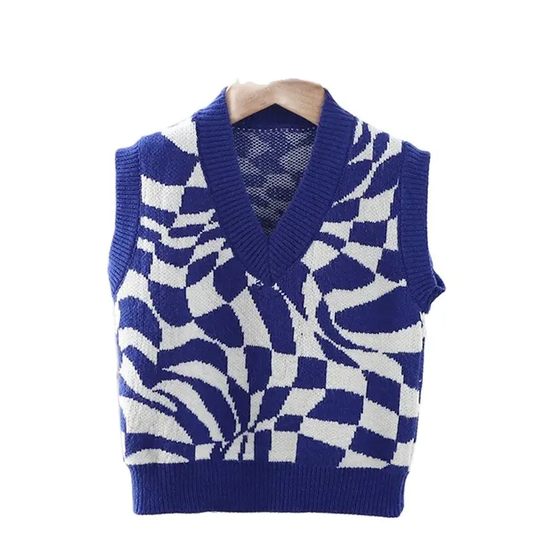 2022 Autumn Sleeveless Knit Sweater Vest Pattern Boys Clothes Children's Clothing For Boy Kid Clothes For 2-6 Years
2022 Autumn Sleeveless Knit Sweater Vest Pattern Boys Clothes Children's Clothing For Boy Kid Clothes For 2-6 Years