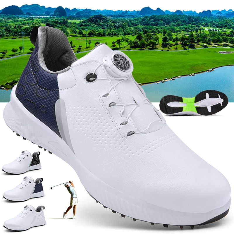 2023 Mens and Women Studless Golf Shoes Outdoor Comfortable Casual Shoes Non-slip Waterproof Wear-resistant Golf Shoes White
2023 Mens and Women Studless Golf Shoes Outdoor Comfortable Casual Shoes Non-slip Waterproof Wear-resistant Golf Shoes White