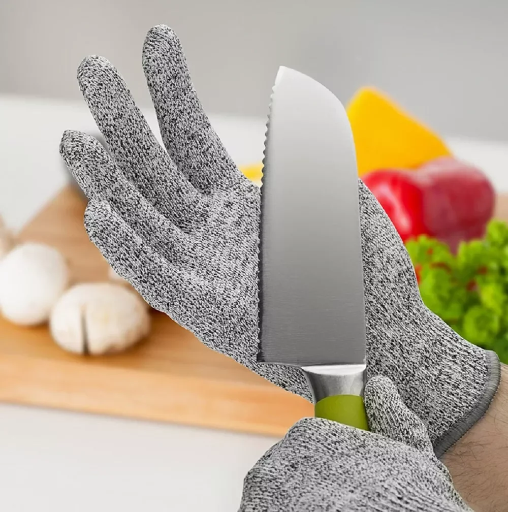 

5 защитных перчаток для защиты от порезов, высокопрочные многофункциональные перчатки для кухни и садоводства, защита от царапин, защита от ...