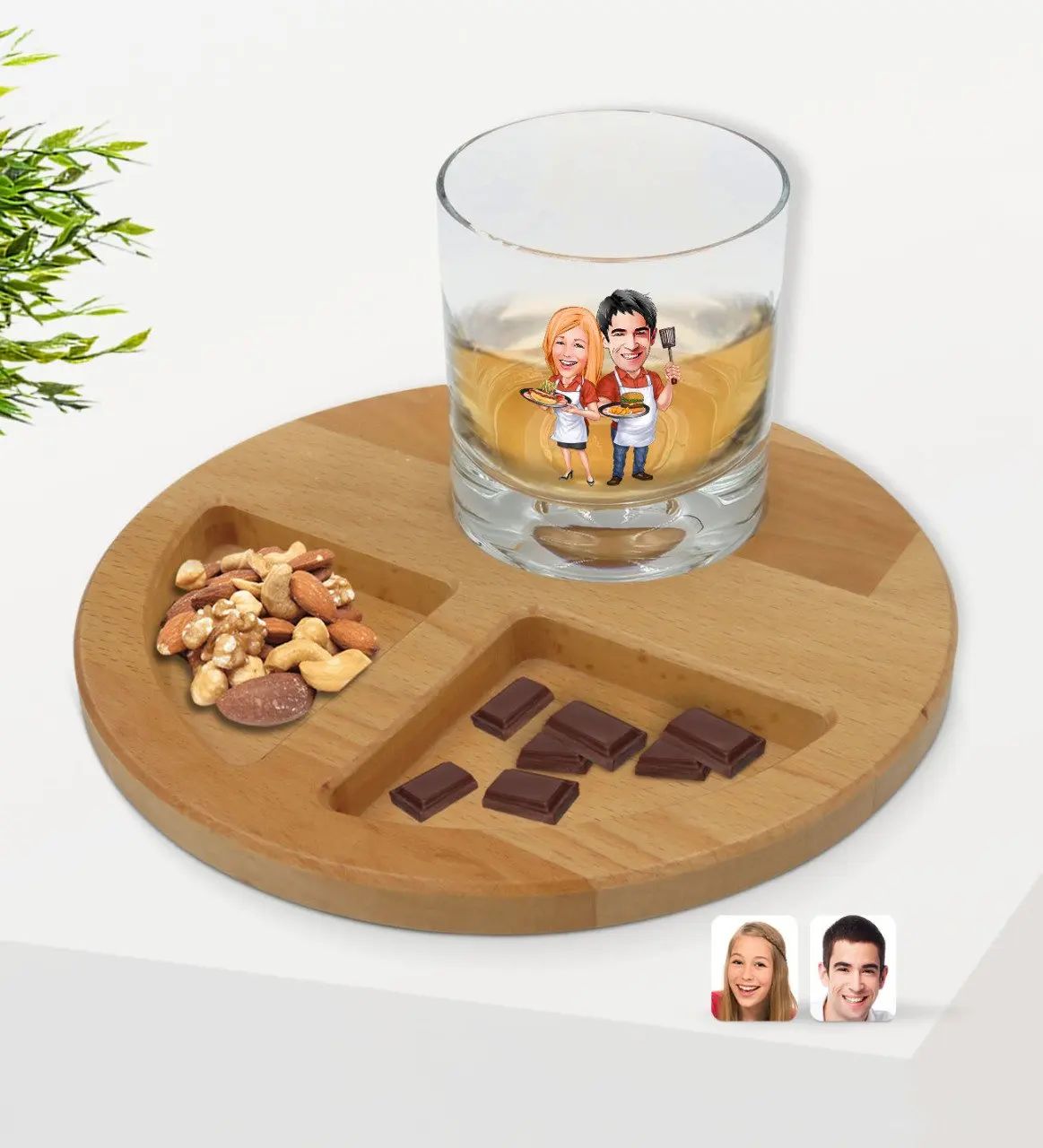 Personalized Valentine Karikatürlü Whisky Cup and Natural Solid Wood Round Presentation Tabağı Confectionary Gift Seti-57
Personalized Valentine Karikatürlü Whisky Cup and Natural Solid Wood Round Presentation Tabağı Confectionary Gift Seti-57