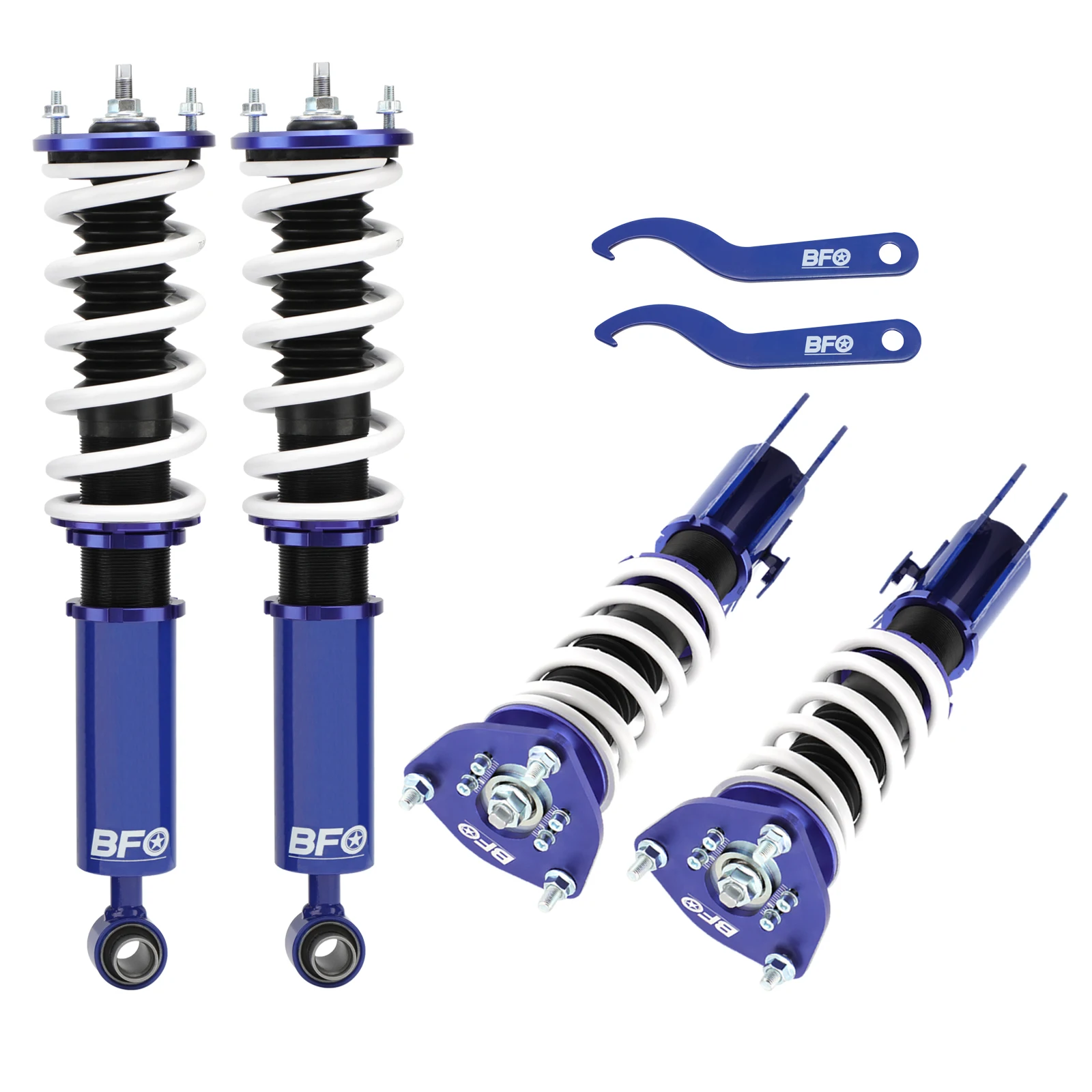 

BFO Coilovers Spring Lowering Kits Adj Height For Nissan S13 240sx Silvia 89-94\