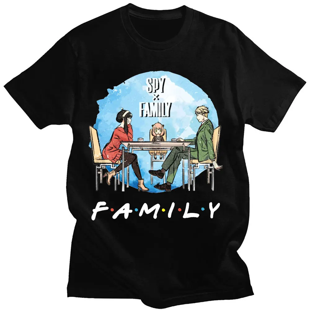 Anime Spy X Family Loid Forger Anya Forger Yor Forger T Shirt Harajuku Streetwear Tops Japanese Anime Men's 100% Cotton T-shirt
Anime Spy X Family Loid Forger Anya Forger Yor Forger T Shirt Harajuku Streetwear Tops Japanese Anime Men's 100% Cotton T-shirt