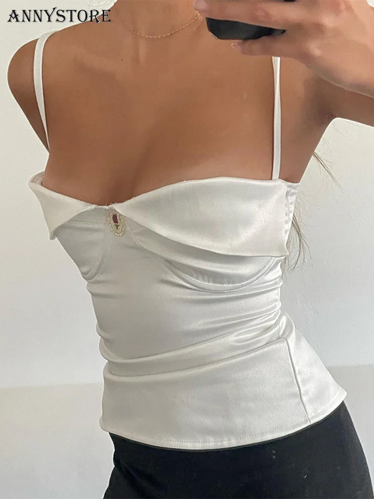 Annystore 2023 Elegant White Cami Crop Top for Women Hot Summer Fairy Grunge Y2K Sexy Backless Top Cropped Coquette Streetwear
Annystore 2023 Elegant White Cami Crop Top for Women Hot Summer Fairy Grunge Y2K Sexy Backless Top Cropped Coquette Streetwear