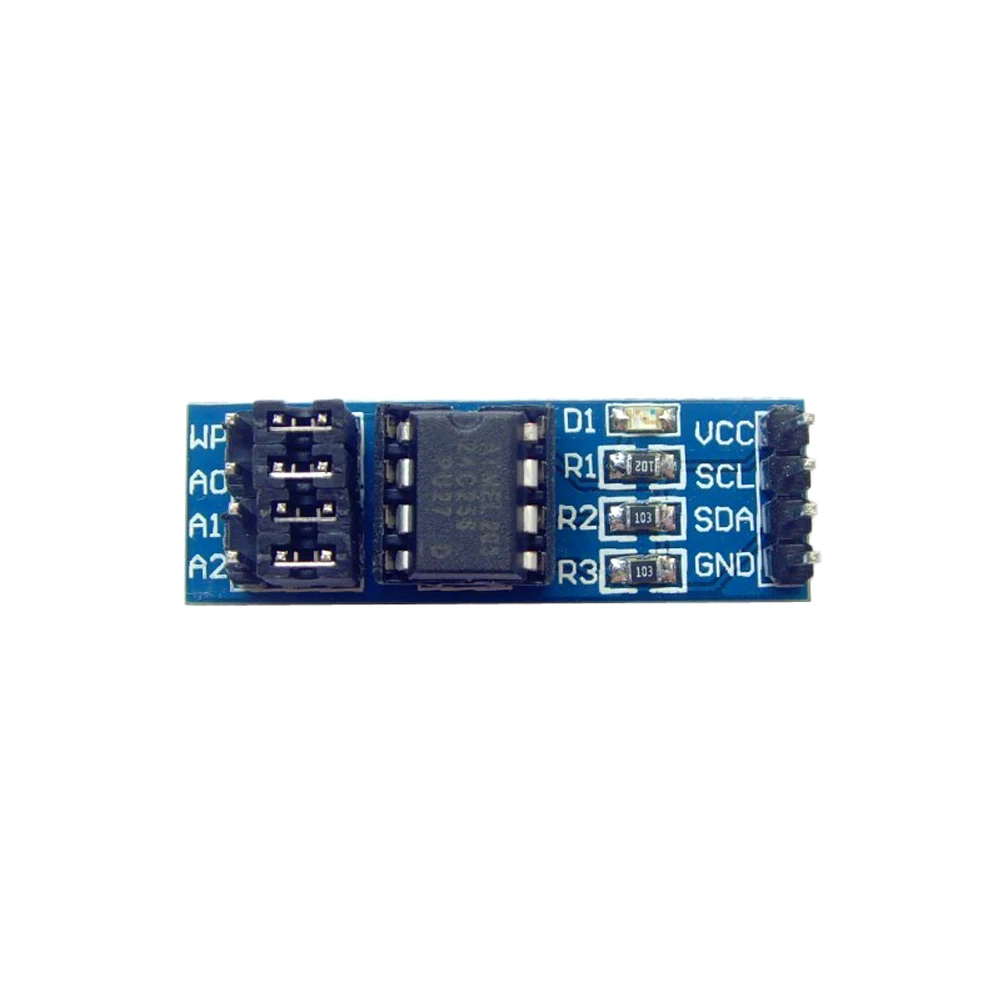 

AT24C256 24C256 I2C Interface EEPROM Memory Module On-board 8P Chip Socket AT24C256 Storage Module for Arduino