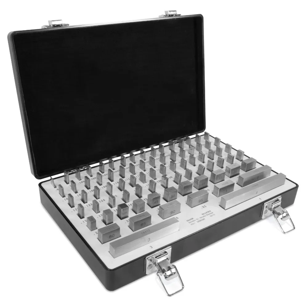 81-Piece Rectangular Steel Gauge Block Set with Case Test, Measure, and Inspect Free Shipping
81-Piece Rectangular Steel Gauge Block Set with Case Test, Measure, and Inspect Free Shipping