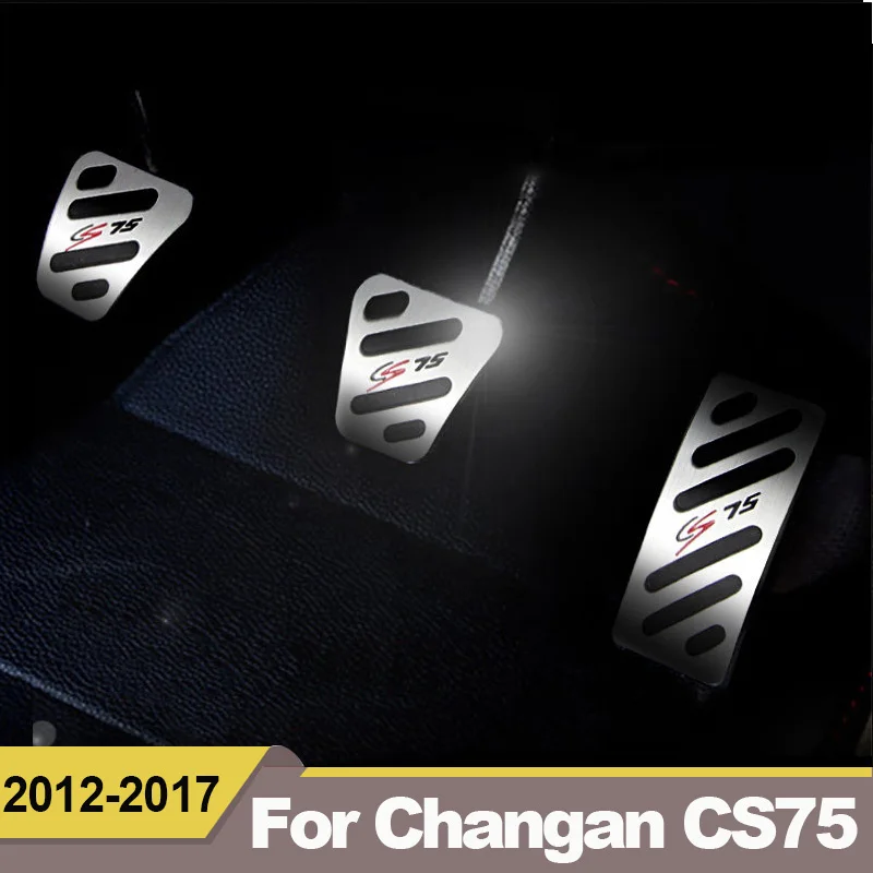 Aluminum Car Foot Pedal Accelerator Fuel Brake Pedals Cover Pad For Changan CS75 2012 2013 2014 2015 2016 2017 Accessories
Aluminum Car Foot Pedal Accelerator Fuel Brake Pedals Cover Pad For Changan CS75 2012 2013 2014 2015 2016 2017 Accessories