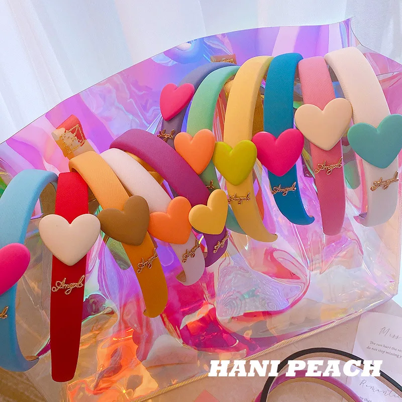 Korean Sweet Girls Headband Candy Color Comfort Sponge Heart Headband Children Headwear Headdress Girls Kids Hair Accessories
Korean Sweet Girls Headband Candy Color Comfort Sponge Heart Headband Children Headwear Headdress Girls Kids Hair Accessories