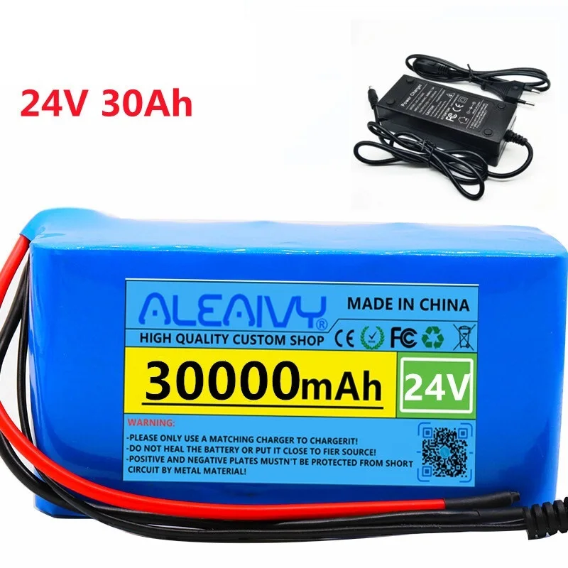 24V 30Ah 7S3P 18650 Li-ion Battery Pack 29.4V 30000mAh Electric Bicycle Moped /Electric/Lithium Ion Battery Pack+ 2A Charger
24V 30Ah 7S3P 18650 Li-ion Battery Pack 29.4V 30000mAh Electric Bicycle Moped /Electric/Lithium Ion Battery Pack+ 2A Charger