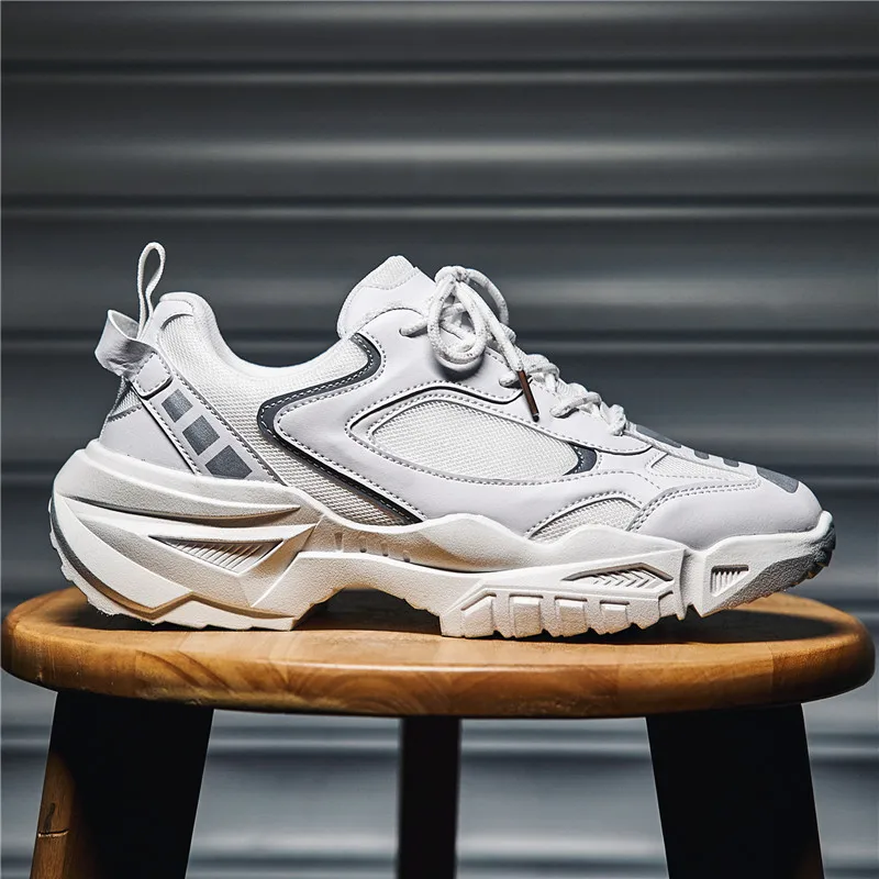 New Men's Shoes Four Seasons Fashion Versatile Breathable Thick Sole Heightening Sports Shoes Men's Casual Shoes Daddy Shoes -44
New Men's Shoes Four Seasons Fashion Versatile Breathable Thick Sole Heightening Sports Shoes Men's Casual Shoes Daddy Shoes -44