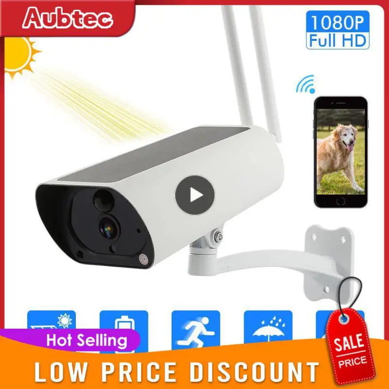 1080P Solar IP Camera 2MP Wireless Wi-Fi Security Surveillance Waterproof Outdoor IR Night Vision Surveillance Dual antenna
1080P Solar IP Camera 2MP Wireless Wi-Fi Security Surveillance Waterproof Outdoor IR Night Vision Surveillance Dual antenna