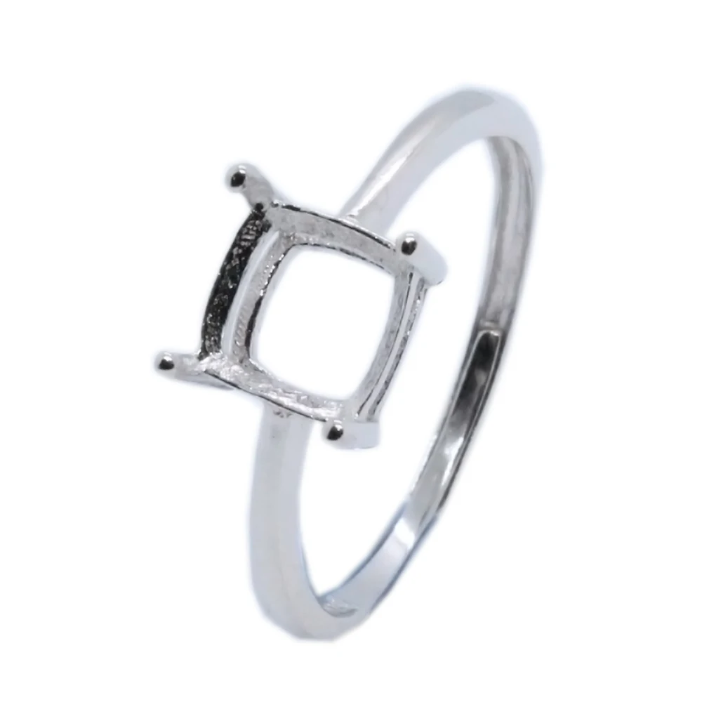 CoLifeLove Simple Ring Bases for Jewelry Making 7mm*7mm Gemstone Ring Base 925 Silver Jewelry DIY Supplier
CoLifeLove Simple Ring Bases for Jewelry Making 7mm*7mm Gemstone Ring Base 925 Silver Jewelry DIY Supplier