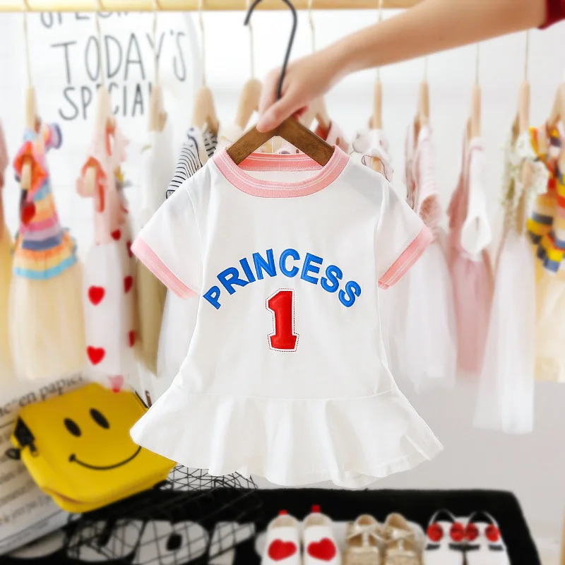 Children's Short-sleeved Dress Korean Style Girls' Clothing Summer Princess Dress Girl Baby Fashionable Skirt
Children's Short-sleeved Dress Korean Style Girls' Clothing Summer Princess Dress Girl Baby Fashionable Skirt