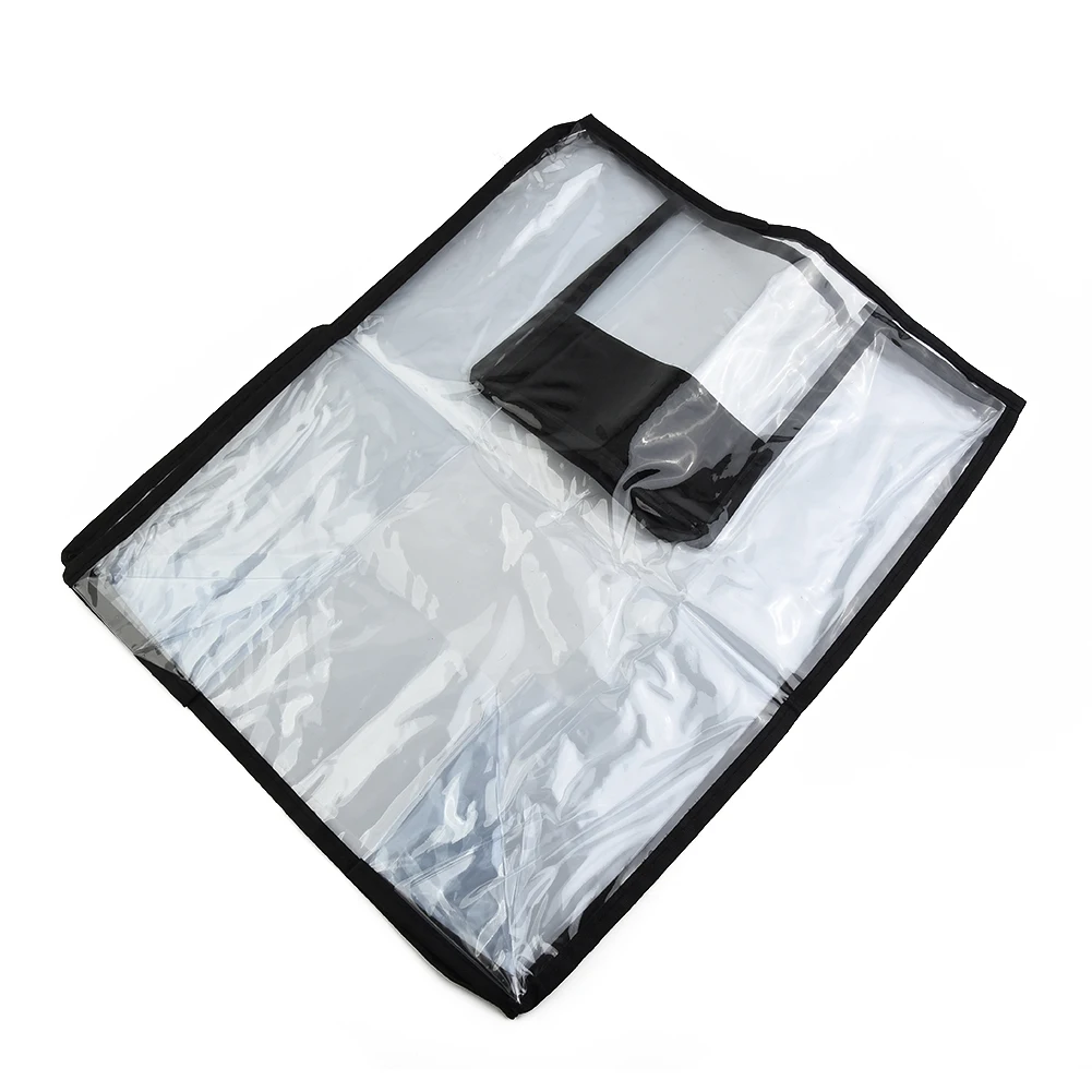 Practical Useful New Durable Luggage Cover Protector Transparent+black Waterproof 1pcs Anti-scratch Baggage Cover
Practical Useful New Durable Luggage Cover Protector Transparent+black Waterproof 1pcs Anti-scratch Baggage Cover