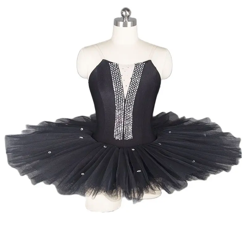Black Pre-professional Ballet Tutu for Girl & Women Spandex with Stone decoration Ballerina Tutu
Black Pre-professional Ballet Tutu for Girl & Women Spandex with Stone decoration Ballerina Tutu