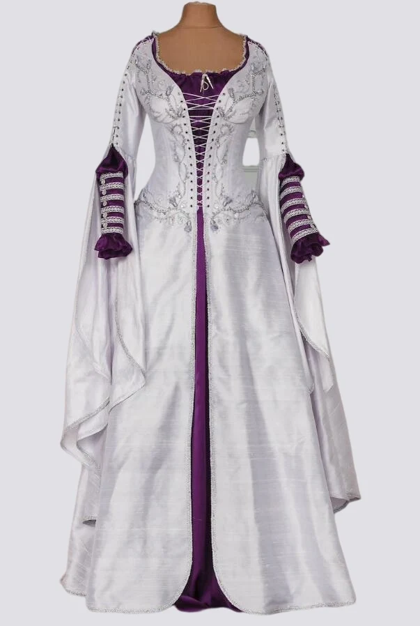 Фиолетовые белые фэнтезийные шелковые платья Elven для выпускного вечера с вышивкой от возрождения сделать Рен Фэнтези шнуровка искусственн...
Фиолетовые белые фэнтезийные шелковые платья Elven для выпускного вечера с вышивкой от возрождения сделать Рен Фэнтези шнуровка искусственн...
