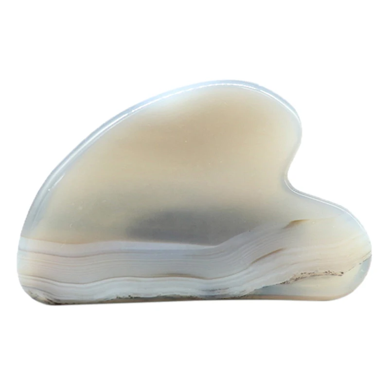 

Agate Gouache Scraper Natural Jade Guasha Board Facial Eye Scraping Massage Stone Acupuncture Therapy Spa Health Care Gua Sha