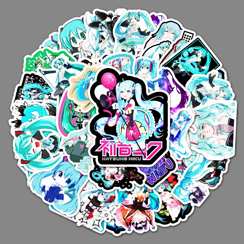 Наклейки Vocaloid в стиле аниме Hatsune Miku, 50 шт., наклейки картинок девушек, для компьютера, скейтборда, мотоцикла, багажа, гитары
Наклейки Vocaloid в стиле аниме Hatsune Miku, 50 шт., наклейки картинок девушек, для компьютера, скейтборда, мотоцикла, багажа, гитары