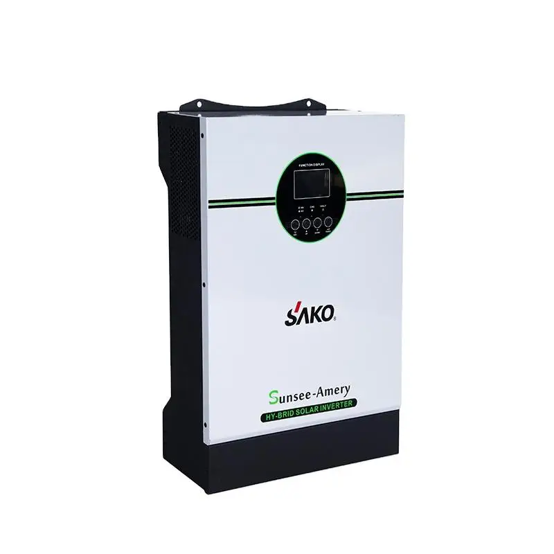 SUNSEE Amery Solar Inverter 110v 3K/5K with 120Vac output, 5K with Split Phase 120V/240Vac output.Suitable for American market.
SUNSEE Amery Solar Inverter 110v 3K/5K with 120Vac output, 5K with Split Phase 120V/240Vac output.Suitable for American market.