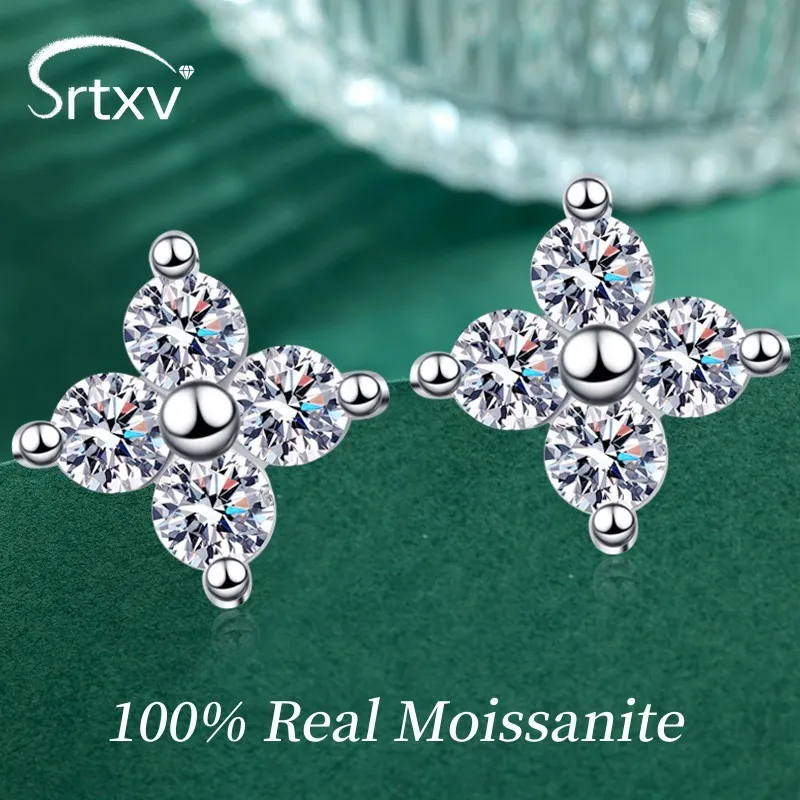 Real 0.1CT Moissanite Stud Earrings for Women Sparkling Cross Ear Stud 100% S925 Silver Plated 18K Birthday Party Gifts Jewelry
Real 0.1CT Moissanite Stud Earrings for Women Sparkling Cross Ear Stud 100% S925 Silver Plated 18K Birthday Party Gifts Jewelry