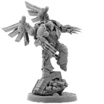 

Microscopic Model Unpainted Resin Model DND Wargame Exclusive IMPERIAL RAVEN COMMANDER