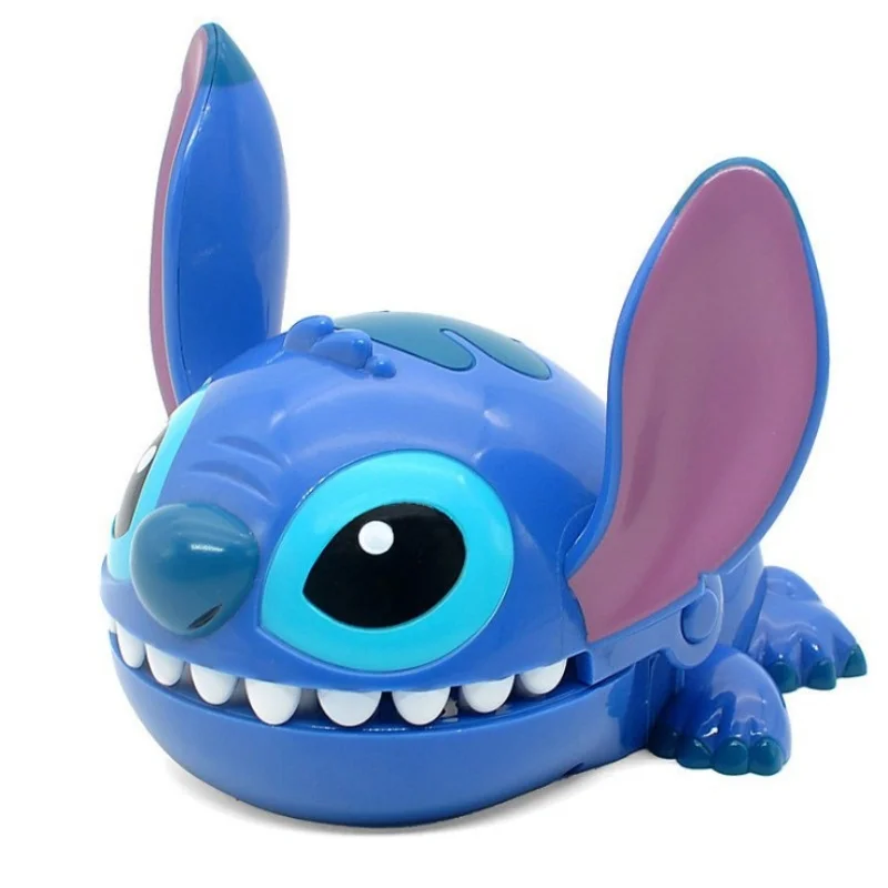 Новый Disney Stitch Bite Фигурки пальцев Аниме Хитрая игрушка Зубы стоматолога Забавная