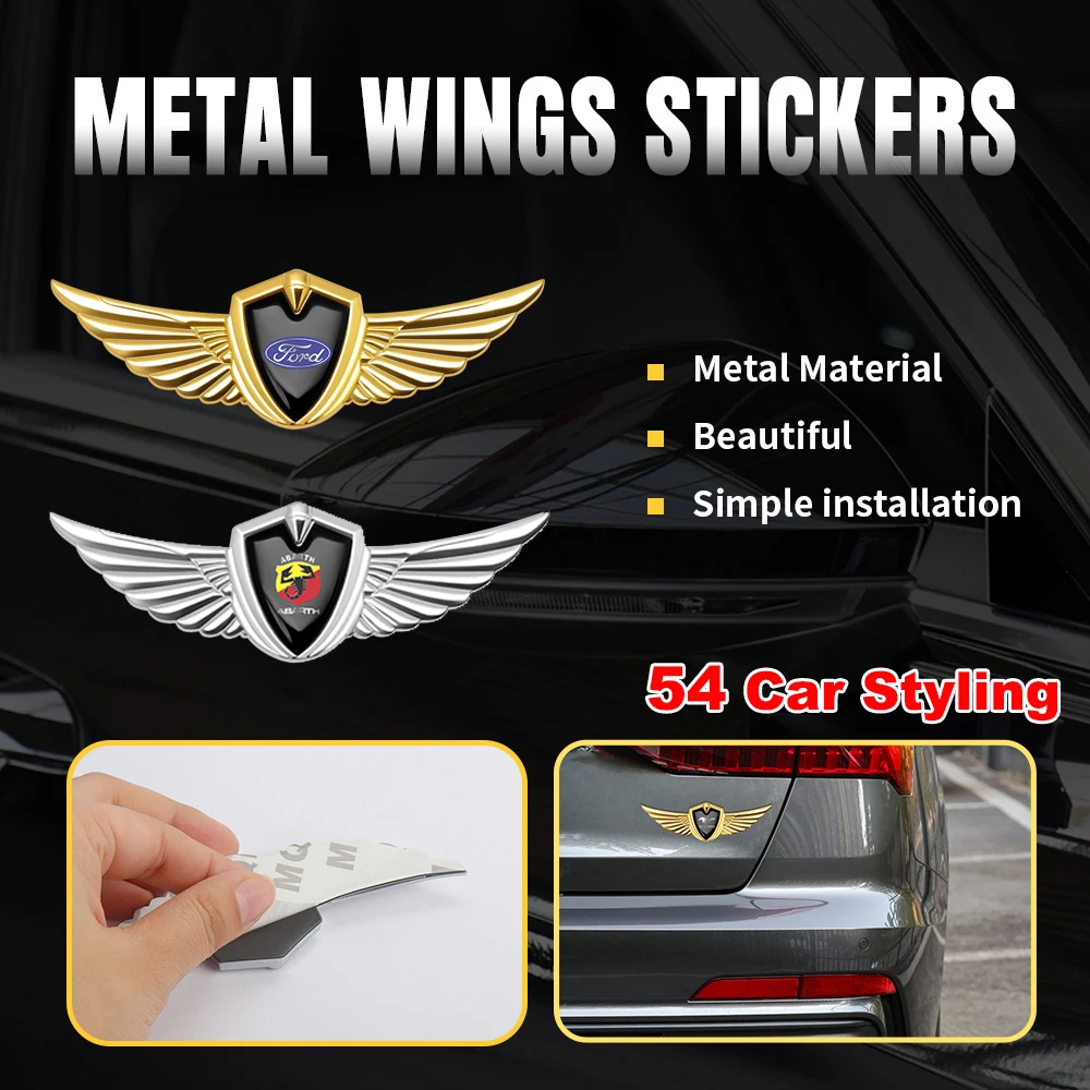 3D Car Badge Styling Metal Wings Sticker Decor Decals For Ford Escape Kuga Mondeo Ecosport Fiesta Focus 2 3 MK1 MK2 Ghia ST etc
3D Car Badge Styling Metal Wings Sticker Decor Decals For Ford Escape Kuga Mondeo Ecosport Fiesta Focus 2 3 MK1 MK2 Ghia ST etc