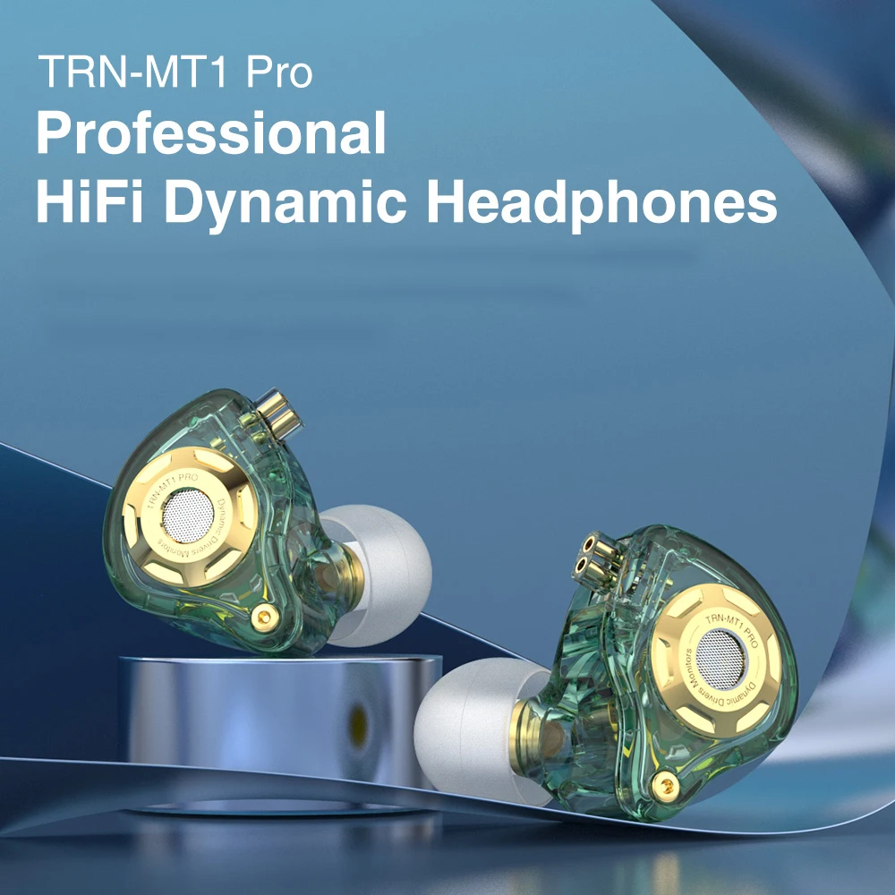 TRN MT1 Pro Hi-FI In-ear Earphone 1DD Dynamic Driver Bass Headset Monitor Earbuds with Mic Running Detachable Wired Headphones
TRN MT1 Pro Hi-FI In-ear Earphone 1DD Dynamic Driver Bass Headset Monitor Earbuds with Mic Running Detachable Wired Headphones