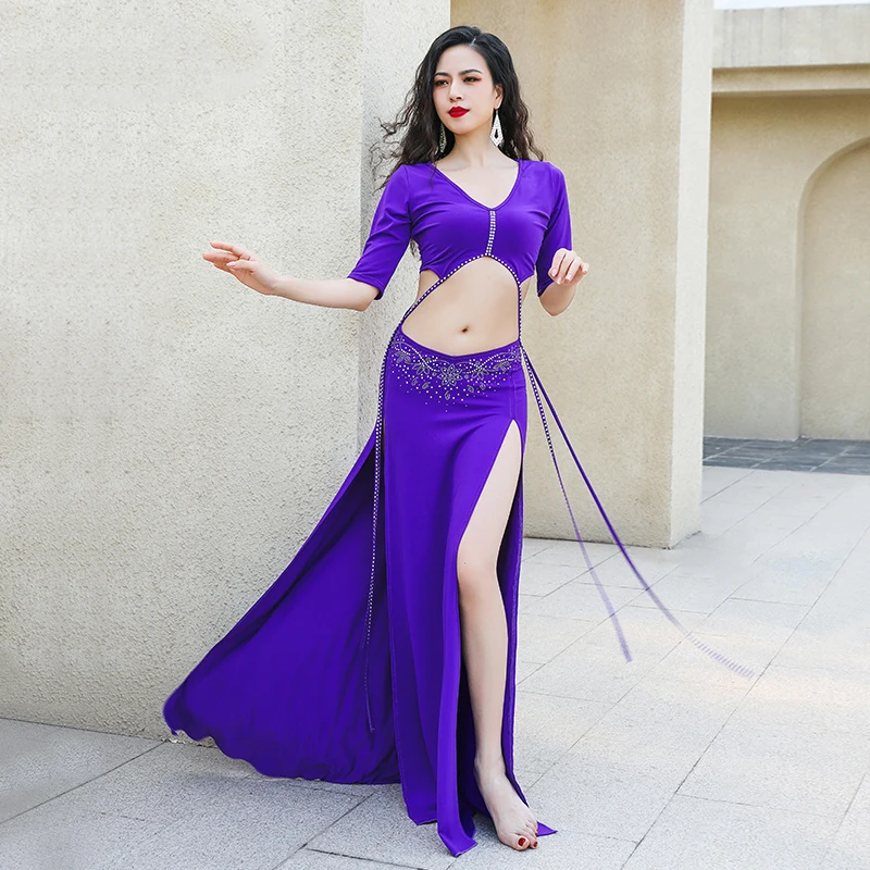 Belly Dance Costume Luxory Dress Women Belly Dance Oriental Performance Outfit Fashion Dresses Half Sleeves Skirt+Headdress 2pcs
Belly Dance Costume Luxory Dress Women Belly Dance Oriental Performance Outfit Fashion Dresses Half Sleeves Skirt+Headdress 2pcs