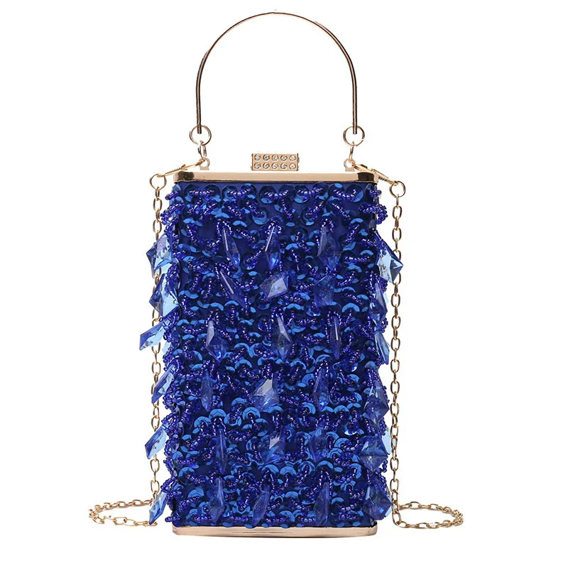 Crystal blue Clutch Bags Women Designer Party Purse Box Chain Shoulder Bags Ladies glaring gold Evening handbag B366
Crystal blue Clutch Bags Women Designer Party Purse Box Chain Shoulder Bags Ladies glaring gold Evening handbag B366
